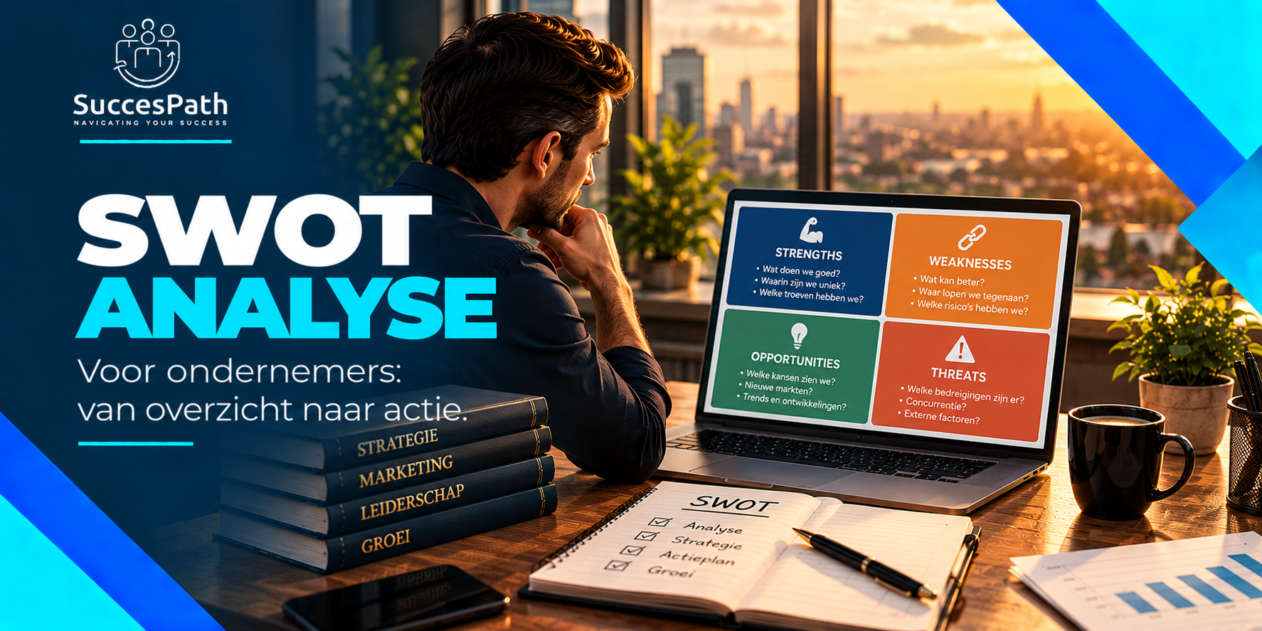 SWOT analyse voor ondernemers: van overzicht naar actie